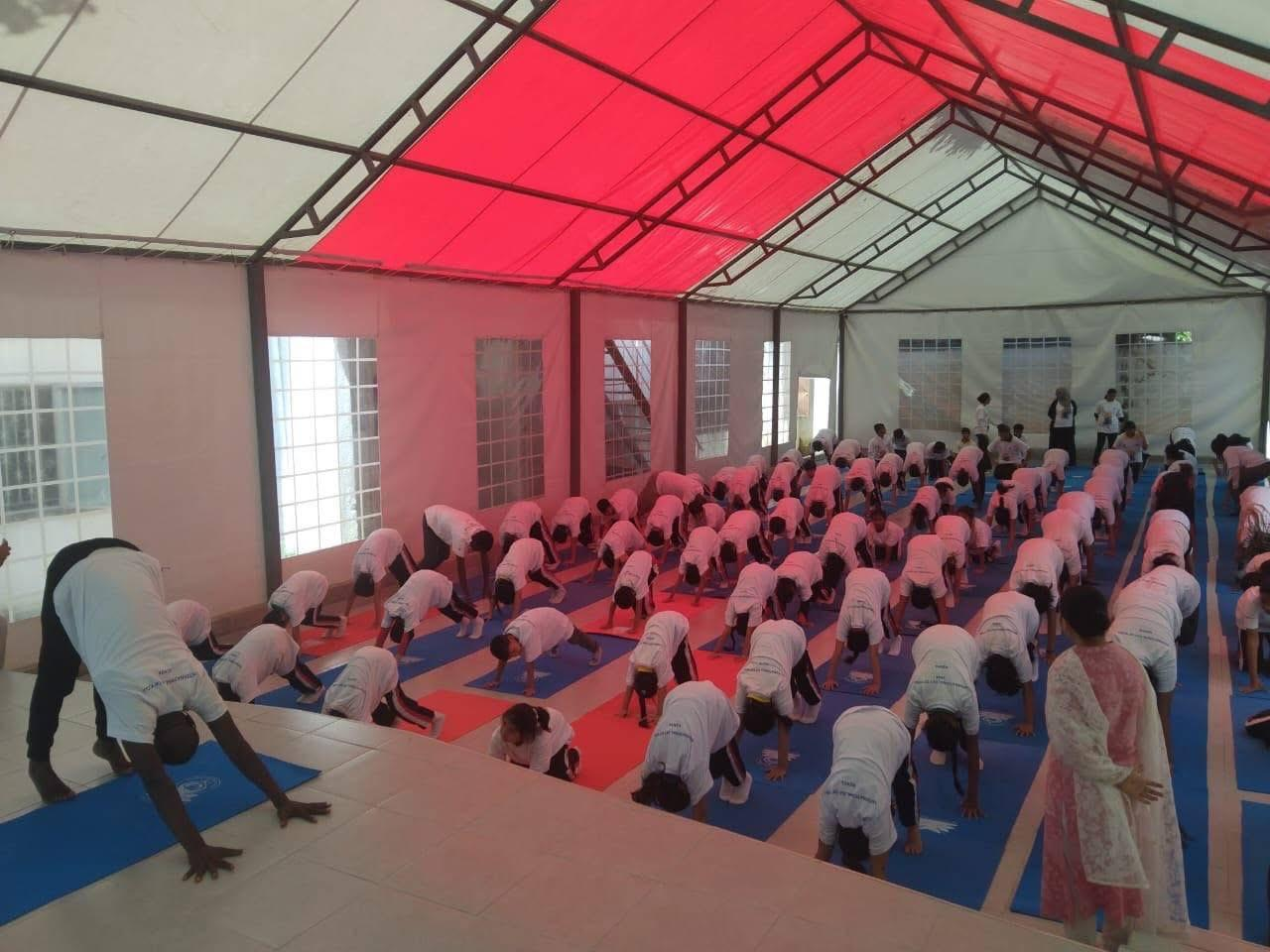 Yoga at Indian Public School img - 3