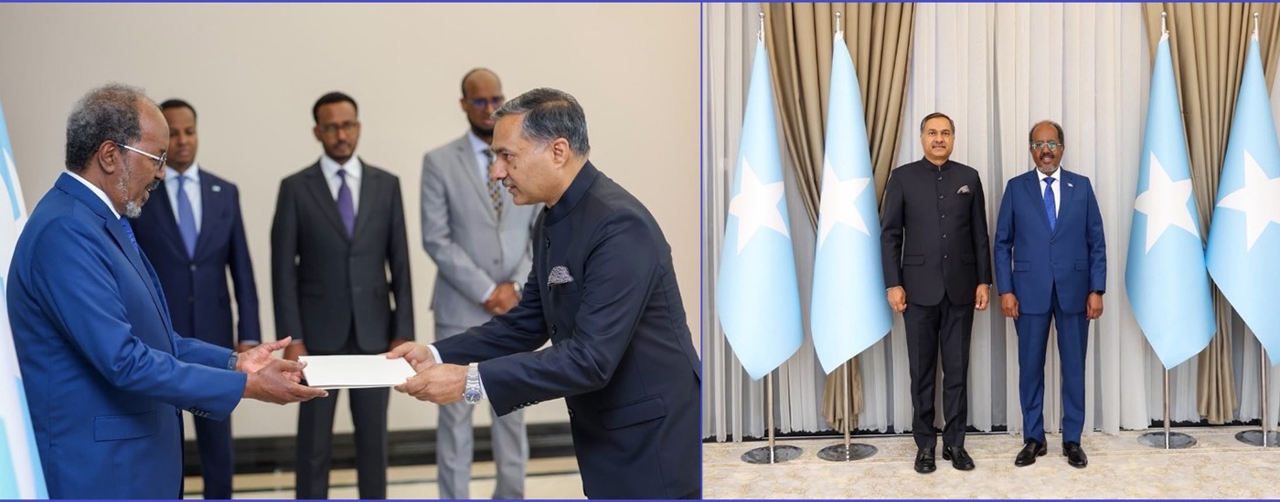  Ambassador presented his Letter of Credence to H.E Hassan Sheikh Mohamud, President of Somalia (19 August 2026)