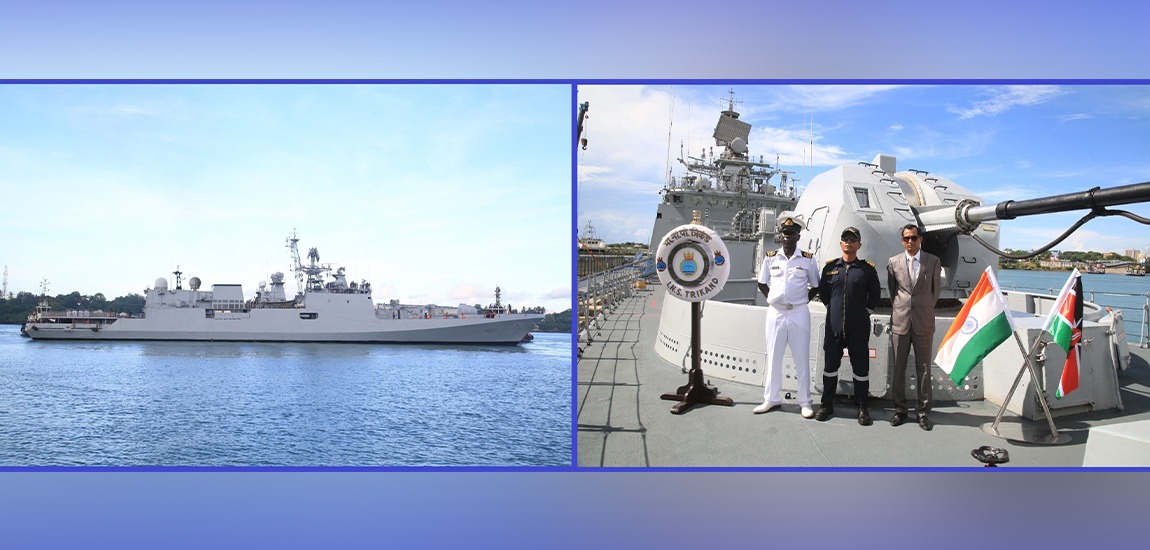   Indian Naval Ship Trikand on port call at Mombasa Port, Kenya (7-10 Apr 2026)