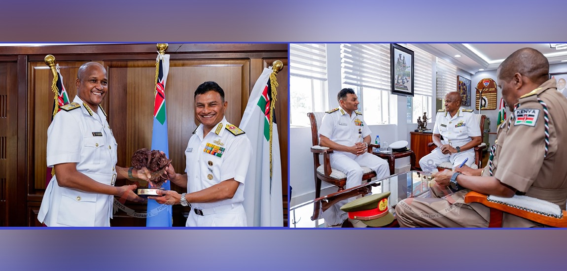  Call on by Commanding-in-Chief of the Western Naval Command of the Indian Navy on CDF, Kenya (8 Apr 2026)
