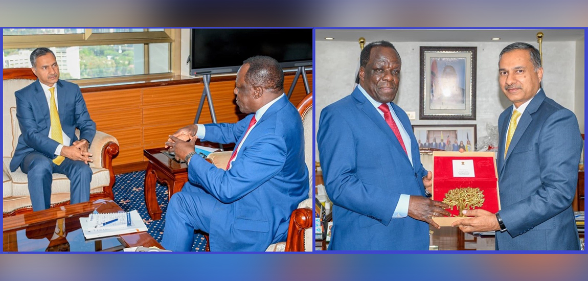  High Commissioner called on Cabinet Secretary for Cooperatives and MSMEs Development Hon. Wycliffe A. Oparanya (16 January 2026)