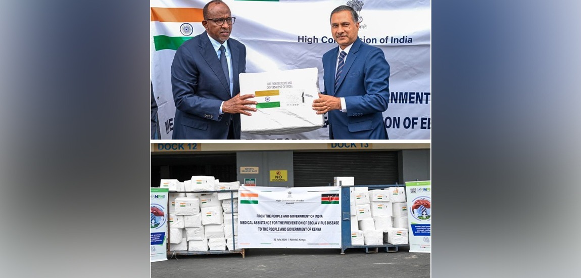  High Commissioner handed over first tranche of medical assistance for Ebola preparedness to Cabinet Secretary for Health (22 July 2026)