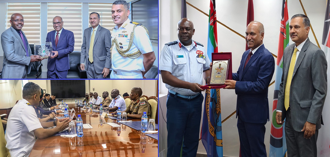  Shri Sanjeev Kumar, Secretary (Defence Production), met Dr. Patrick Mariru, Principal Secretary (Defence) and Vice Chief of Defence Forces Lt. Gen. John M Omenda (19 January 2026)