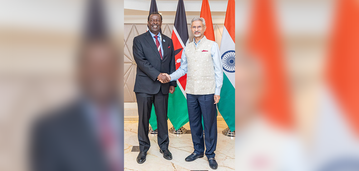  Meeting of EAM with PCS and CS Foreign and Diaspora Affairs on sidelines of Raisina Dialogue