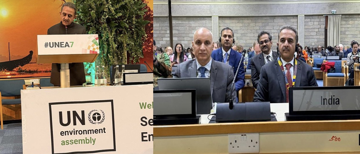  Hon’ble MoS Shri Kirti Vardhan Singh delivered India’s National Statement at UNEA-7. (11 December 2025)