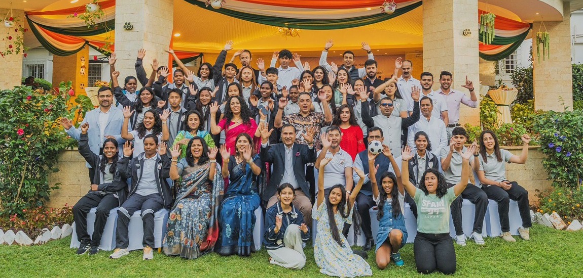  Welcome event for Indian National Women’s Football Team at India House (12 Apr 2026)