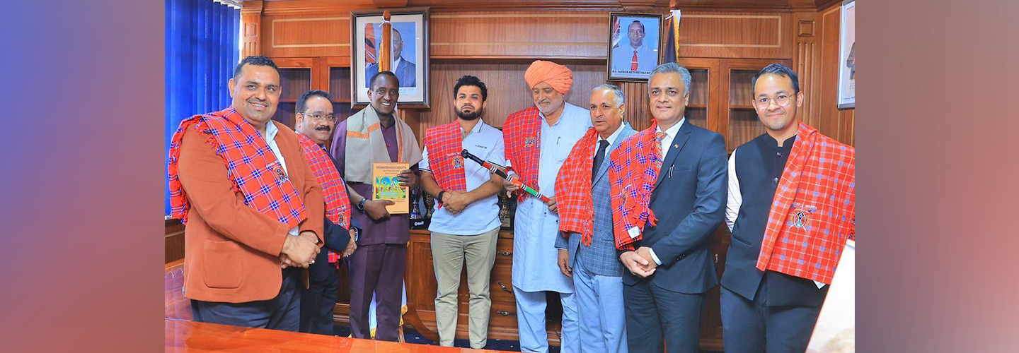  Hon’ble Minister for Agriculture and Farmers’ Welfare of Haryana Shri Shyam Singh Rana met H.E. Patrick Ole Ntutu, Governor of Narok County for discussions on strengthening India-Kenya cooperation in agriculture (13 October 2025)